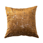 Load image into Gallery viewer, Coffee Colour Velvet Cushion Cover with Gold Stamping
