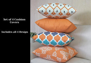Water Resistant/Outdoor Cushion Covers for Home Garden Outdoor