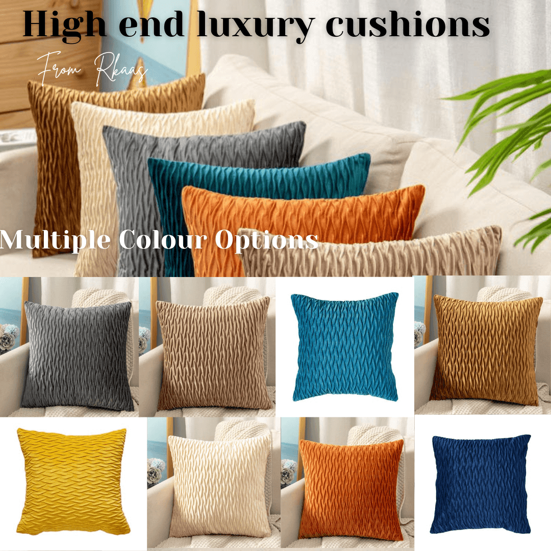 Scissors Pattern Velvet Cushion Covers ( 45X45CM, 50CMx50CM and 55x55CM)