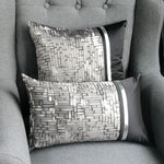 Load image into Gallery viewer, Soft and stylish jacquard silk cushion cover for sofa or bedroom decor.

