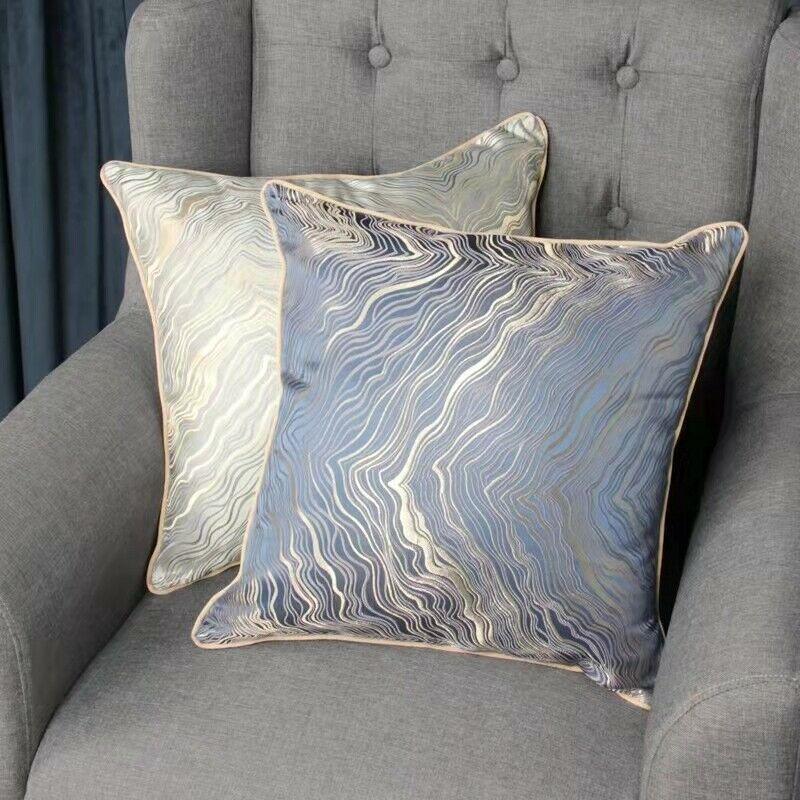 Decorative silk cushion cover with jacquard design for living room