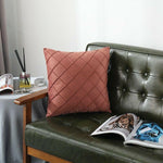 Load image into Gallery viewer, 3D Pattern Velvet Cushion Covers 43x43cm (17 X 17 ")
