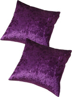 Load image into Gallery viewer, Crushed Ice Velvet Cushion Covers | Set of 2 &amp; 4 pcs (45 cm, 50 cm, 55 cm, 60 cm, 65 cm, 70cm)
