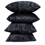 Load image into Gallery viewer, Crushed Ice Velvet Cushion Covers | Set of 2 &amp; 4 pcs (45 cm, 50 cm, 55 cm, 60 cm, 65 cm, 70cm)
