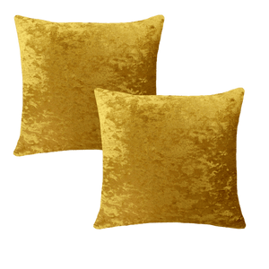 Crushed Ice Velvet Cushion Covers | Set of 2 & 4 pcs (45 cm, 50 cm, 55 cm, 60 cm, 65 cm, 70cm)