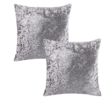 Load image into Gallery viewer, Crushed Ice Velvet Cushion Covers | Set of 2 &amp; 4 pcs (45 cm, 50 cm, 55 cm, 60 cm, 65 cm, 70cm)
