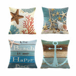 Load image into Gallery viewer, Weatherproof cushion cover in 45x45cm size, perfect for outdoor seating.
