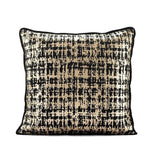 Load image into Gallery viewer, Gold Abstract Velvet Cushion Cover (18x18" - 45x45 cm)
