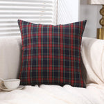 Load image into Gallery viewer, Rustic tartan check pillow covers for living room decor
