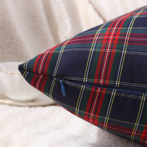 Polyester Cotton Tartan Check Cushion Cover Home Sofa 45x45 CM (18"x18") & 50x50 CM (20"x20") - 3 Designs