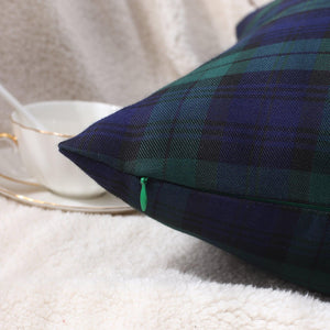 Polyester Cotton Tartan Check Cushion Cover Home Sofa 45x45 CM (18"x18") & 50x50 CM (20"x20") - 3 Designs