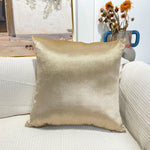 Load image into Gallery viewer, Decorative shiny velvet pillow covers in metallic gold and silver
