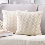 Load image into Gallery viewer, Scissors Pattern Design Velvet Cushion Covers 45 x 45 cm ( 3 Colours - Set of 1 pcs)
