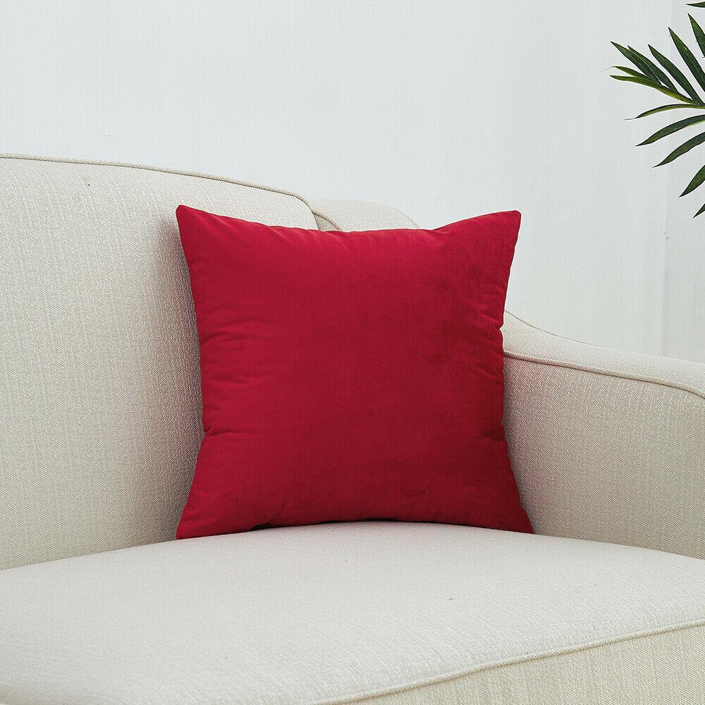 Red Velvet Cushion Cover
