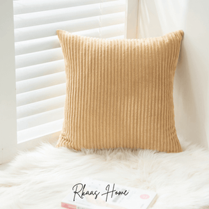 Camel Corduroy cushion cover