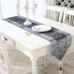 Load image into Gallery viewer, Luxurious jacquard table runner for weddings, parties, and seasonal events
