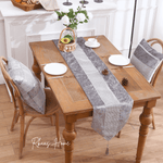Load image into Gallery viewer, Diamante Crushed Ice Velvet Table Runner (Silver Grey - 32x180cm)
