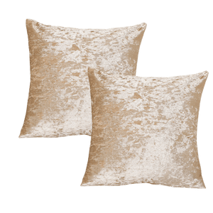 Crushed Ice Velvet Cushion Covers | Set of 2 & 4 pcs (45 cm, 50 cm, 55 cm, 60 cm, 65 cm, 70cm)