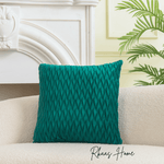Load image into Gallery viewer, Decorative velvet pillow with artistic scissors pattern, available in multiple sizes
