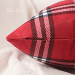 Load image into Gallery viewer, Dutch Velvet Tartan Check Cushion Cover 45cm x 45cm 18x18 Inches
