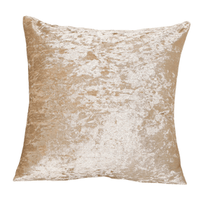 Champagne Crushed Velvet Cushion Cover