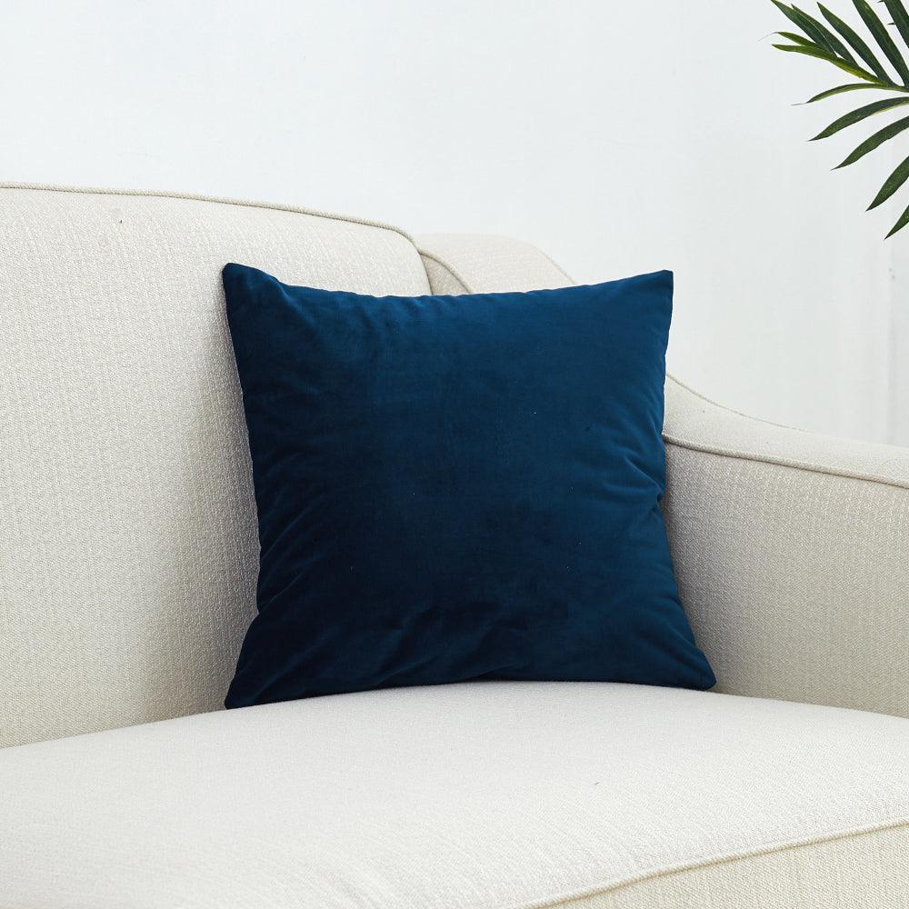 Blue Velvet Cushion Cover