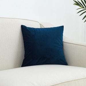 Blue Velvet Cushion Cover