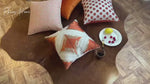 Load and play video in Gallery viewer, Multiple Geometric Pattern Orange Cushion Cover 45cm x 45cm 18x18 Inches
