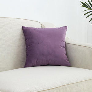 Purple Velvet Cushion Cover