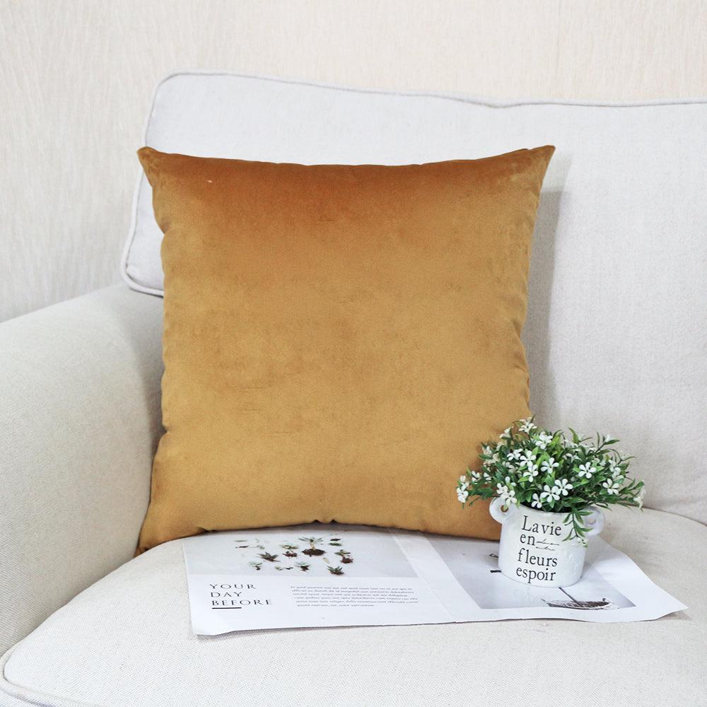 Gold Velvet Cushion Cover